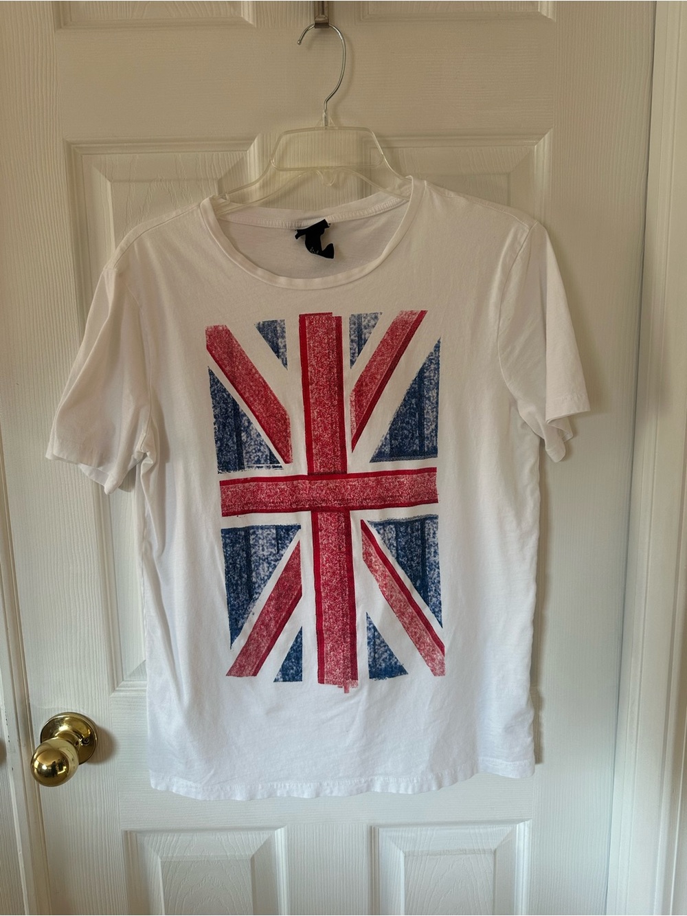 Tee with Union Jack Graphic Size Medium